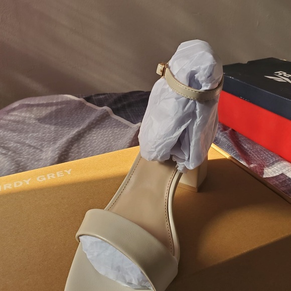 New latte colour Block Heel Sandals Sandals - Picture 3 of 4